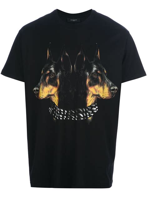 pochette givenchy dog|givenchy dog t shirt.